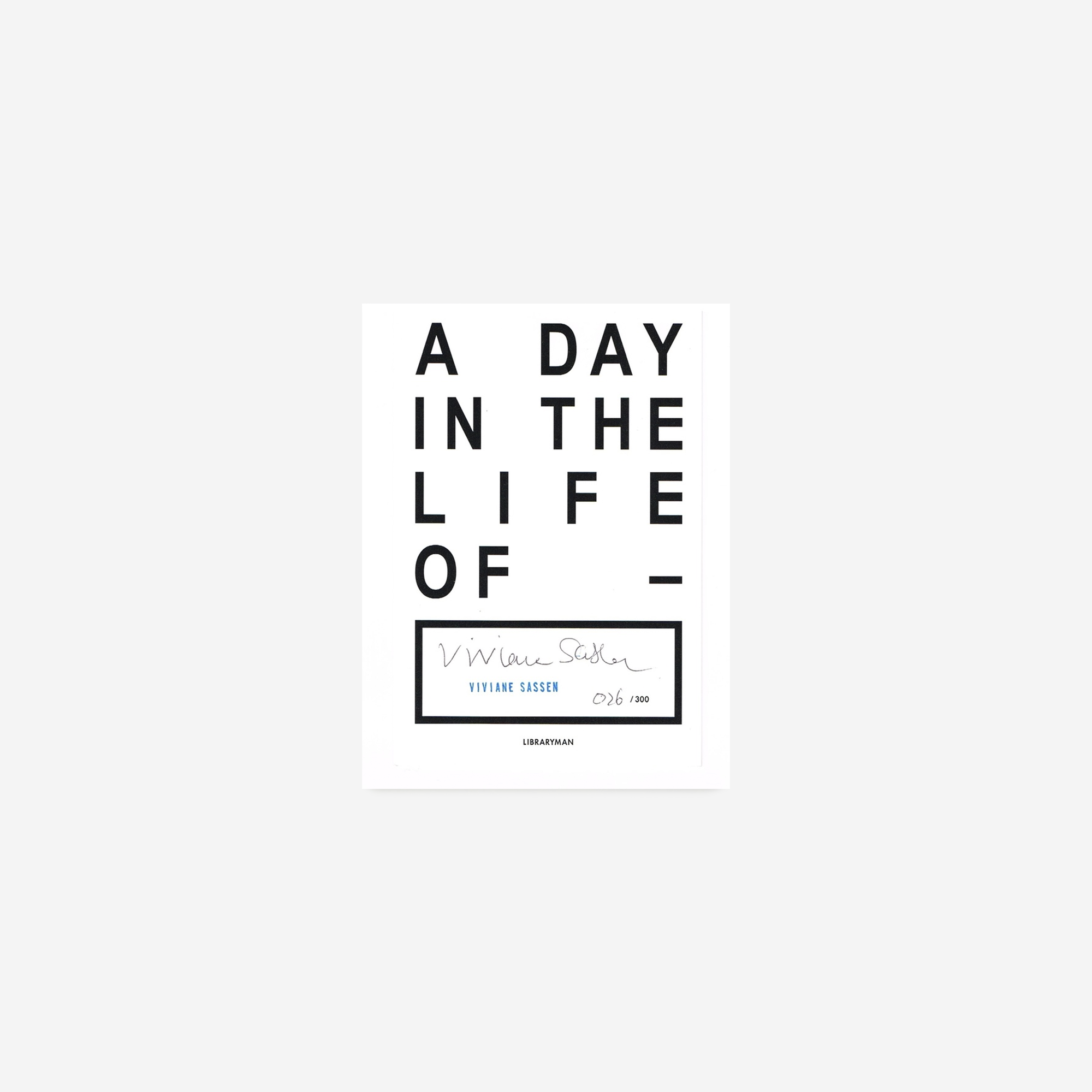 A DAY IN THE LIFE OF…, 2009