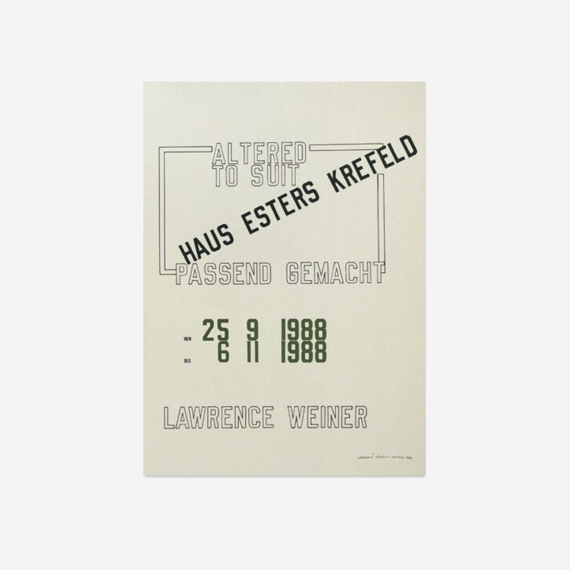 Lawrence weiner Work 8