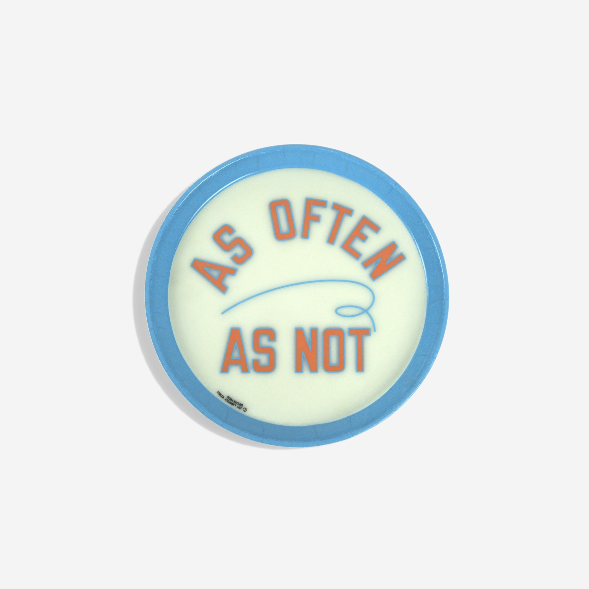 AS OFTEN AS NOT, 2017