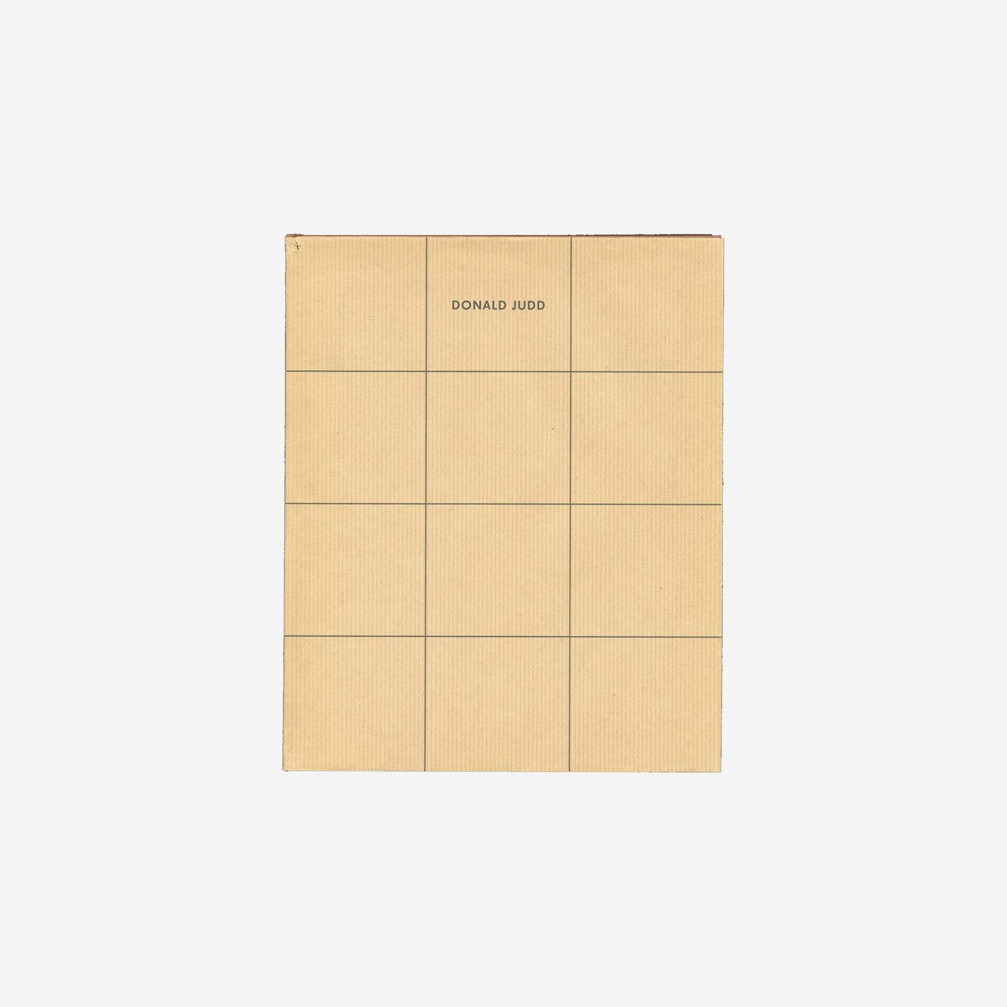 Donald Judd Furniture Retrospective Catalogue, 1993