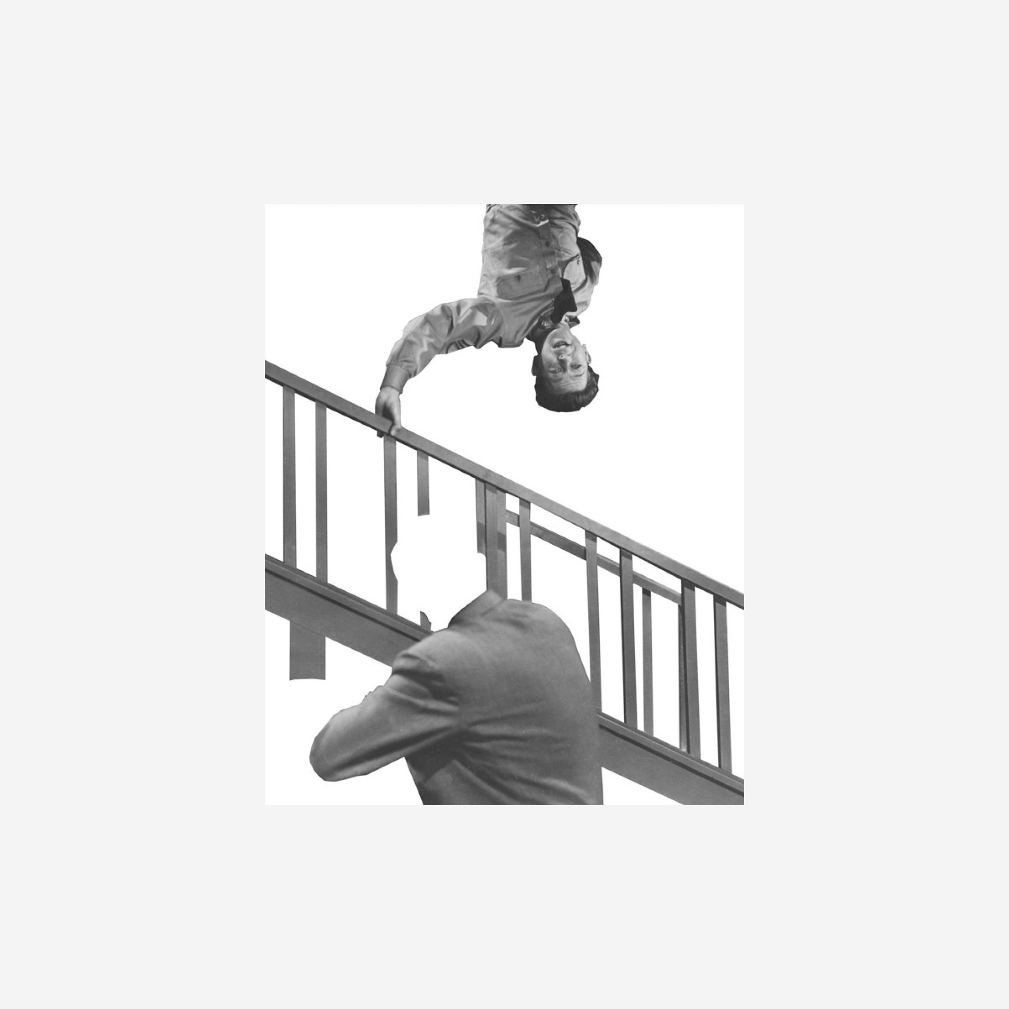 Stairway, Coat and Person, 2011