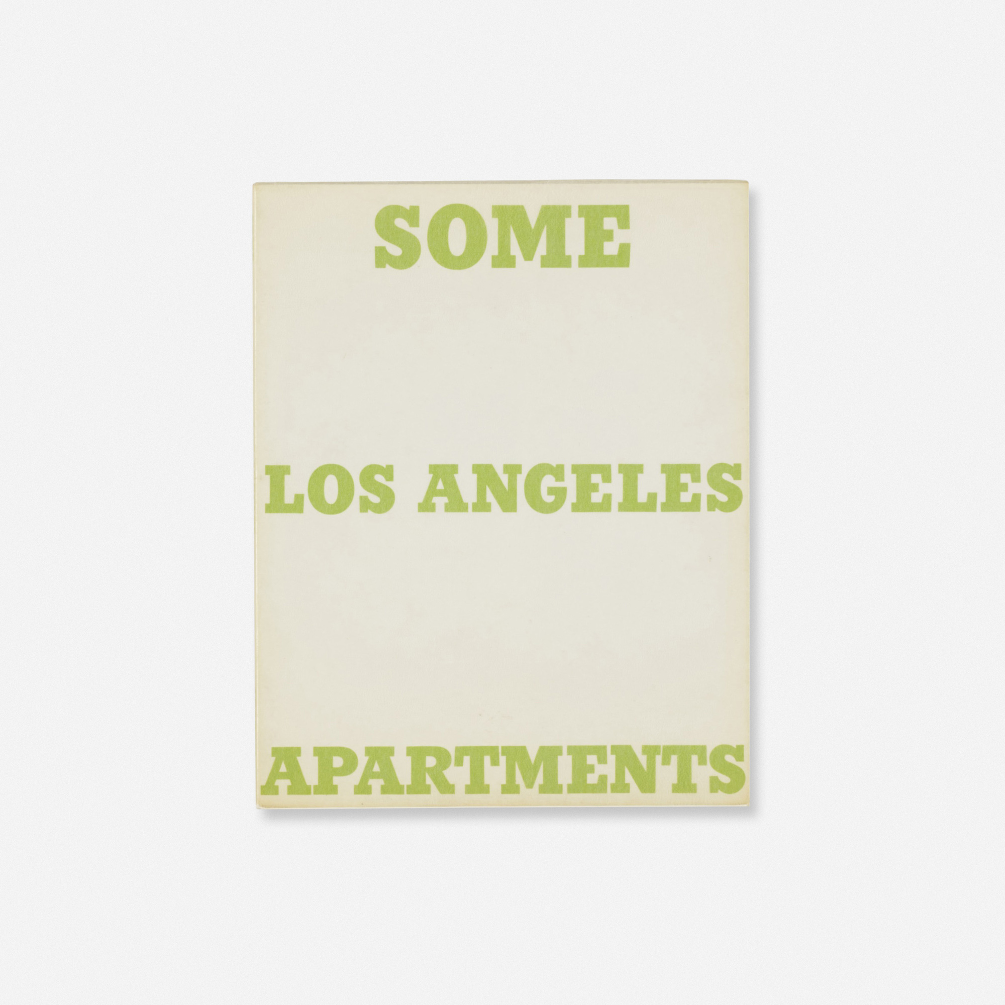 Some Los Angeles apartments, 1965