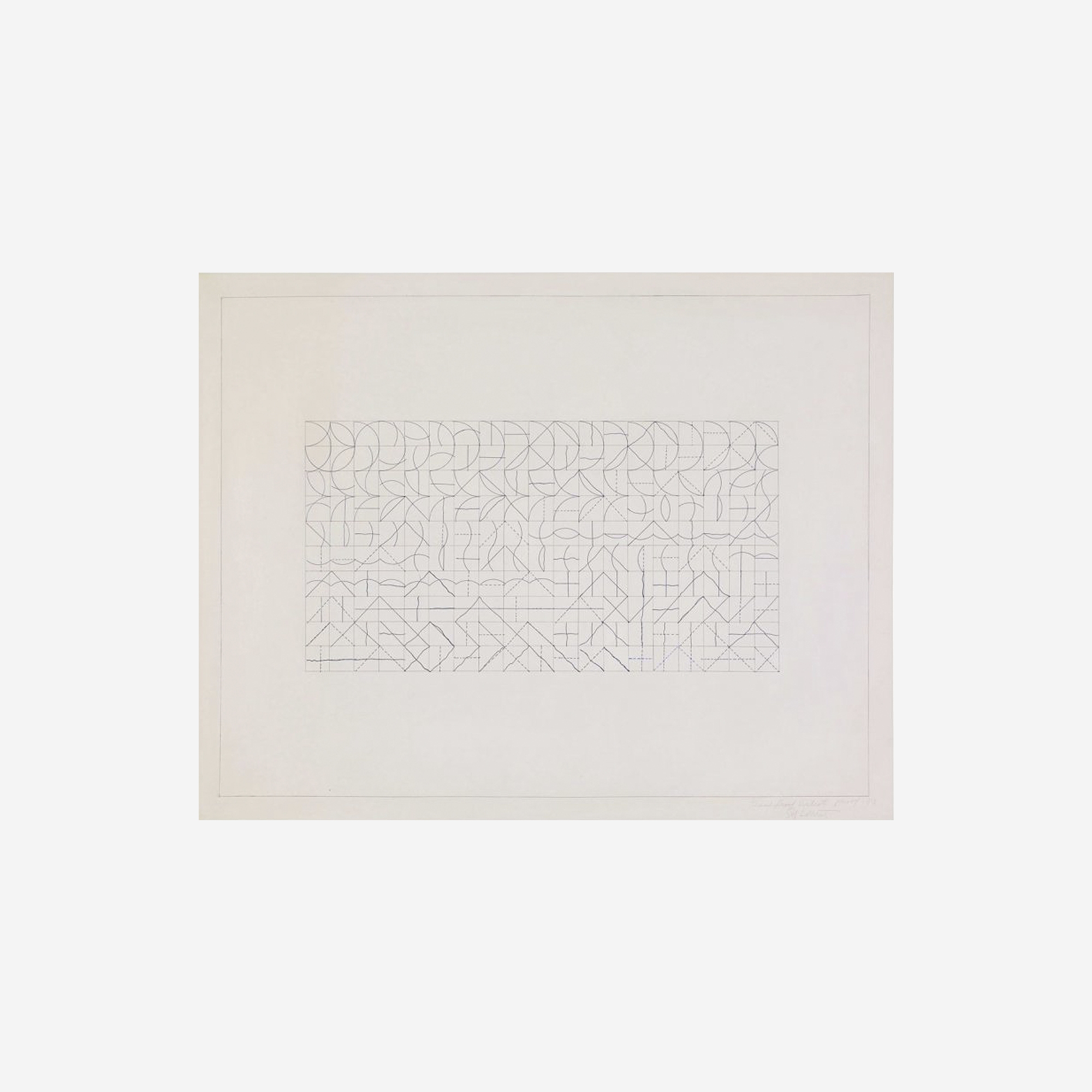 Sol Lewitt, Arcs and Lines